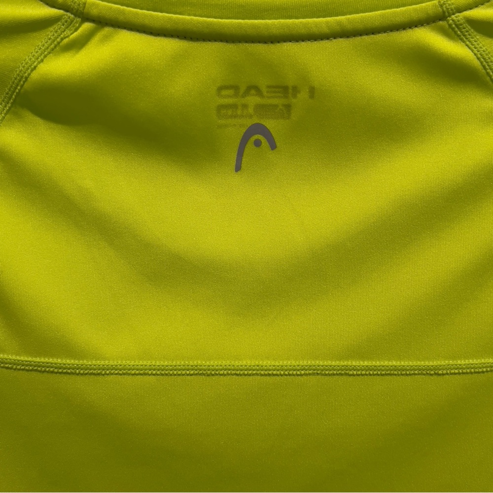 HEAD Women's Long Sleeve Athletic Shirt Size Medium Green Running Workout Shirt - Picture 8 of 11